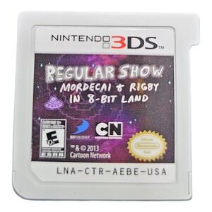 "Regular Show: Mordecai and Rigby in 8-bit land" Nintendo 3DS